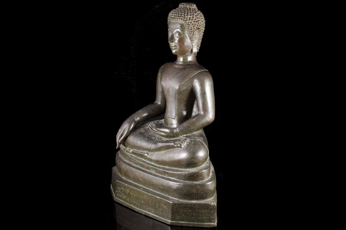 16th century Thai - Burmese bronze Buddha