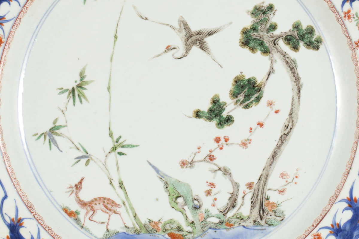 Kangxi doucai famille verte dish